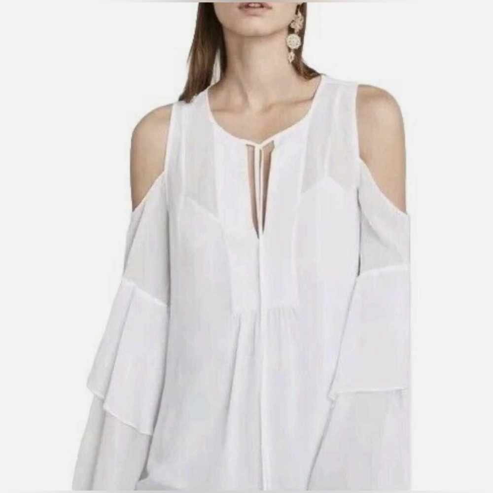 NWT- BCBGMAXAZRIA Jalena Cold-Shoulder
Top